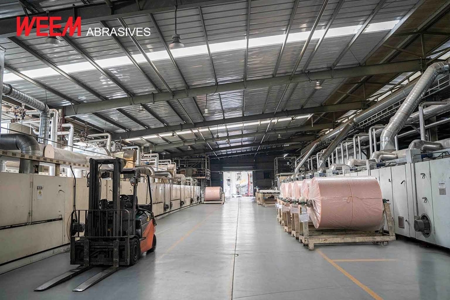 WEEM Abrasives linea di produzione del fabbricante